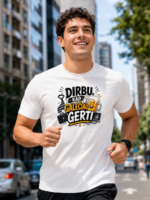 Dirbu, Kad Galėčiau Gerti humoristiniai marškinėliai darbui ir po darbo – lietuviškas marškinėlis su humoru