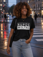 Juoda maikė Rupūs Miltai – lietuviškas marškinėlis su humoru